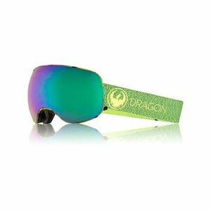Dragon X2 SN-17088 Mill Lumalens Green Ion +1 Light Amber Snow Goggles